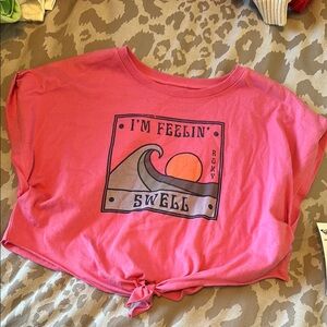 Roxy Pink Graphic Tee